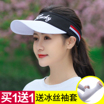 Sunhat female summer cover outdoor out of the bike Korean version sunscreen Anti-UV cap Sport empty top hat sunhat