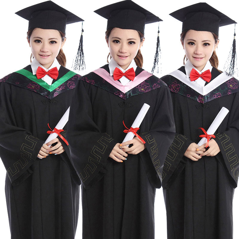 Bachelor's clothing rental for college students graduation gowns for liberal arts, engineering, science, military, agriculture, medical science, master's and doctor's rental