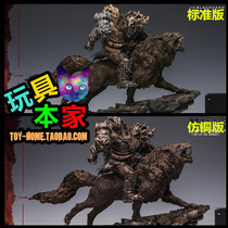 DAMTOYS 10 inch Warcraft black hand riding wolf statue DMLW014 standard version DMLW015 imitation copper version