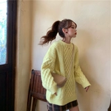 Рождественский красный демисезонный свитер, джинсы с начесом, оверсайз, 2024 года