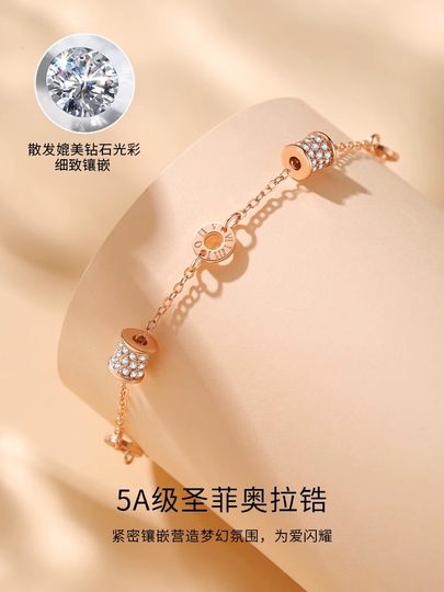 S999 Sterling Silber kleine Taille Fußkettchen Mädchen Modell Licht Luxus Nische neue Mode sexy Fußkettchen Geburtstagsgeschenk für Freundin