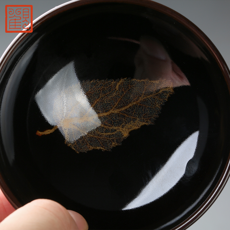 Restoring museum konoha temmoku lamp that really leaves masters cup checking ceramic cups kung fu tea cup