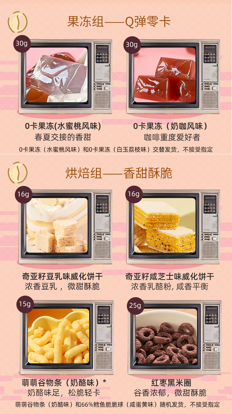 薄荷健康 轻卡零食大礼包 18袋 323g 图4