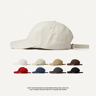 Mens Spring Summer Baseball Cap Pure color 100 lap duck tongue cap sunscreen Breathable Sunhat Lovers