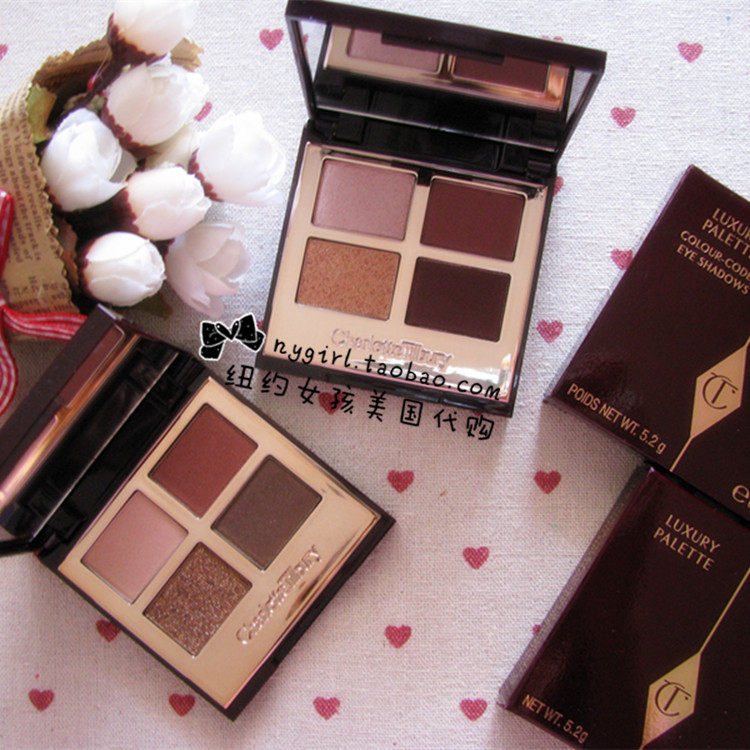 Spot Charlotte Tilbury CT Four-coloured eye shadow disc VV