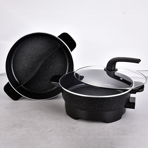 Multifunctional household electric cooking pot electric hot pot pot electric frying pan electric frying one pot self-heating small small hot pot large capacity
