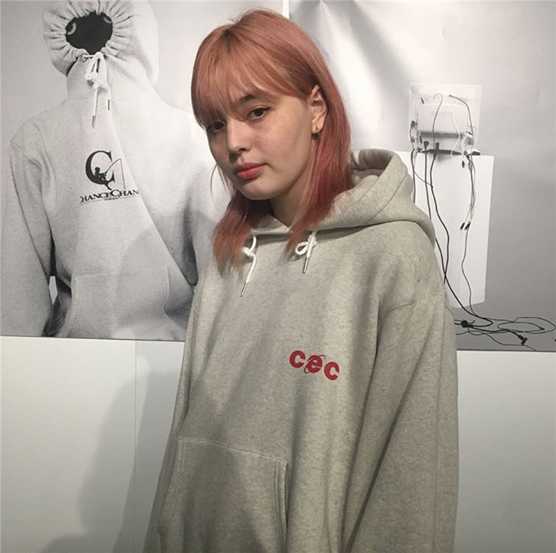 Early autumn South Korea's Dongdaemun niche tide brand cec loose loose and lazy pullover casual top female student loose hoodie