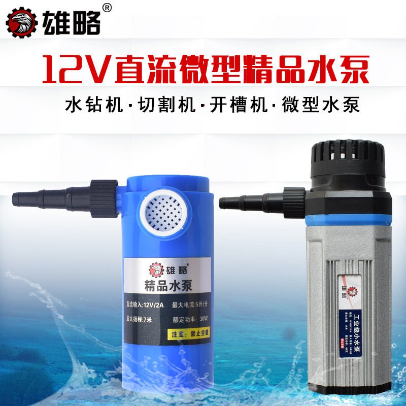 Micro submersible pump rod drilling machine water pump special slotting machine 12v water pump rod suction expert small water pump