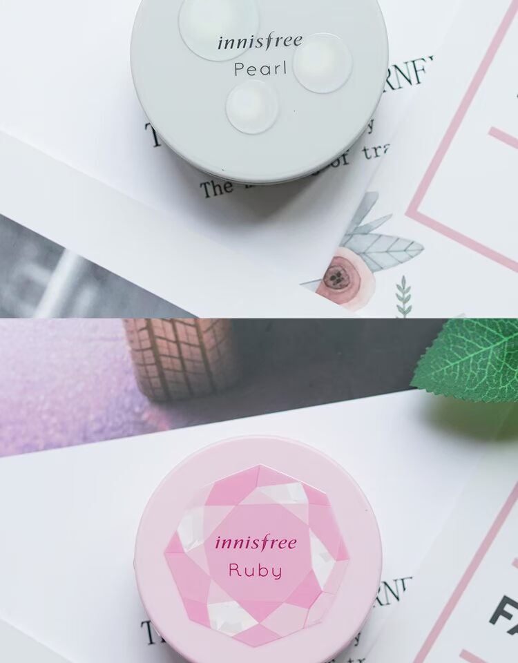 Hàn Quốc innisfree Phong cách Hyatt 薄荷 Bộ phấn phủ lỏng lẻo khoáng chất trang điểm lâu trôi kiểm soát dầu 5g phấn bột dior