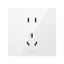 Bull switch socket panel glossy cream style air conditioner 16A household wall USB socket five holes 10A concealed