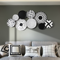 Nordic Iron Art Decorations Wall Decoration Wall-mounted Living-room Background Wall Decoration Pendant Genguan Home Restaurant Hanging Accessories