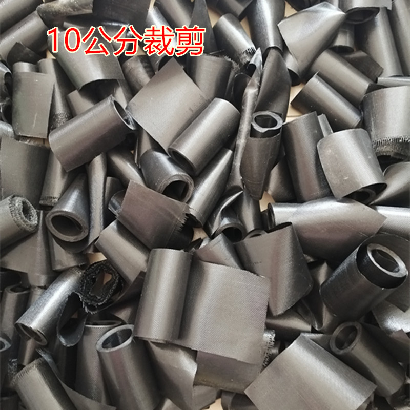 Anti-corrosion asphalt fiberglass cloth solar outdoor antifreeze water pipe wrapping wrapped with black 10 cm strap