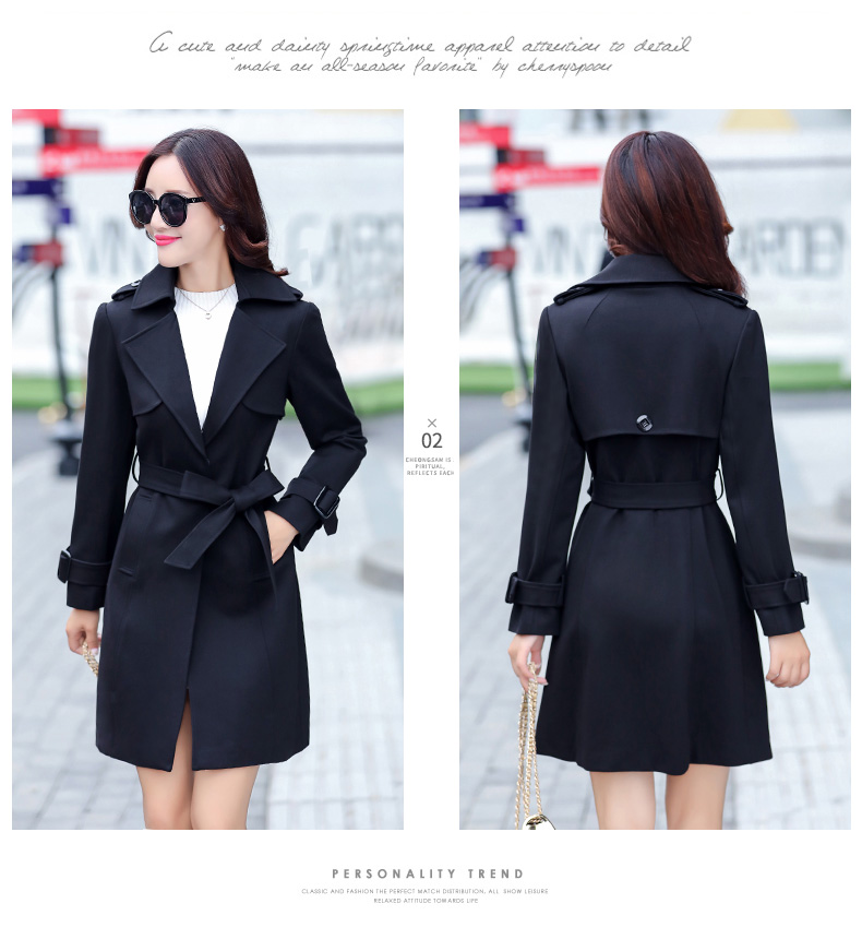 Trench pour femme en Polyester en Polyester - Ref 3226440 Image 19