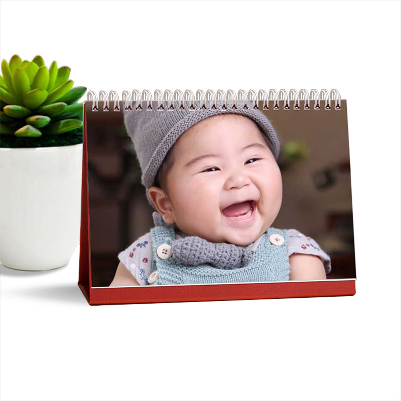 2022 Enterprise Business Desk Calendar Personality Creative Baby Photo Calendar Advanced Custom Cross Style 8 Inch Desk Calendar DIY To Chart Homemade