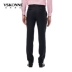 Vskonne Wisconsin kinh doanh quần tây nam kẻ sọc đen quần dài phù hợp với quần - Suit phù hợp Suit phù hợp