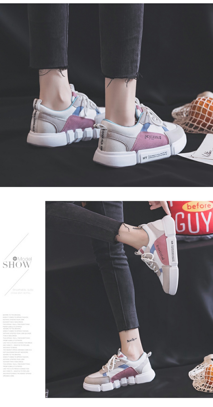 Giày mùa đông 2018 mới giày nữ phiên bản Hàn Quốc của sinh viên hoang dã Harajuku ulzzang giày thường màu trắng giày ecco nữ