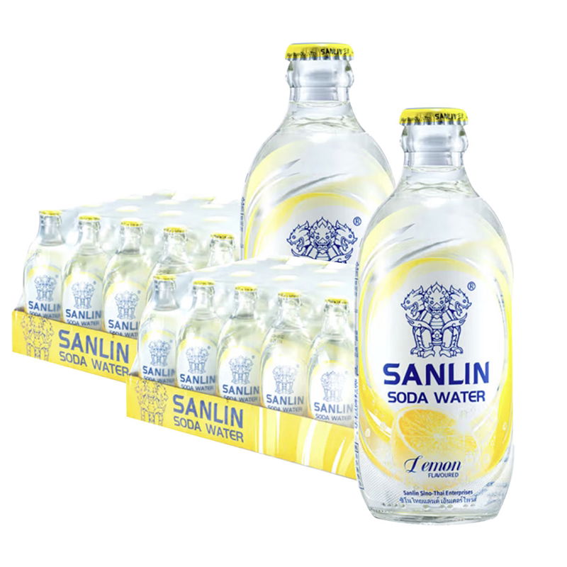 Sanlin Sanlin Soda Water Sugar-Free Sparkling Water Lemon Flavor 335ml*24 Bottles*2 Boxes 0 Sugar 0 Calories 0 Fat Sanlin Sanlin Soda Water Sugar-Free Sparkling Water Lemon Flavor 335ml*24 Bottles*2 Boxes 0 Sugar 0 Calories 0 Fat