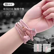 Bracelet headphones computer phones fully compatible with durable Android-in-ear style universal fashion line control with wheat braided wire