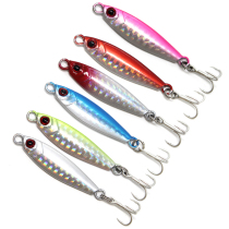 7G 10g 15G 20g 30g six-color Lu Yama brand iron plate lead fish fresh water sea bait fake bait blood tank hook