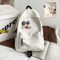 Белый значок, комплект, нагрудник, подвеска