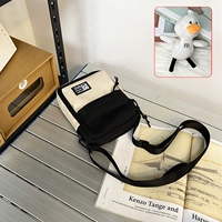 Черно -белый цвет сопоставление+кулон утки