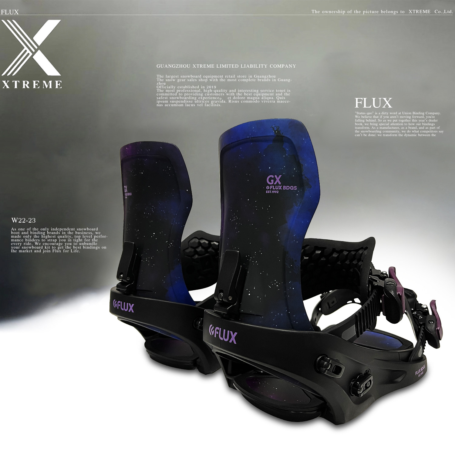 FLUX GX TEAM S 超美品！ 21-22 FLUX(フラックス)・GX ジーエックス