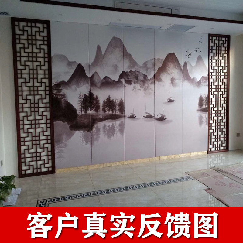 East Yang Wood Carving Chinese Background Wall Solid Wood Flower Lattice Hollowed-out Grid Imitation Ancient Doors And Windows Xuan Guan Screen Partition decoration-Taobao