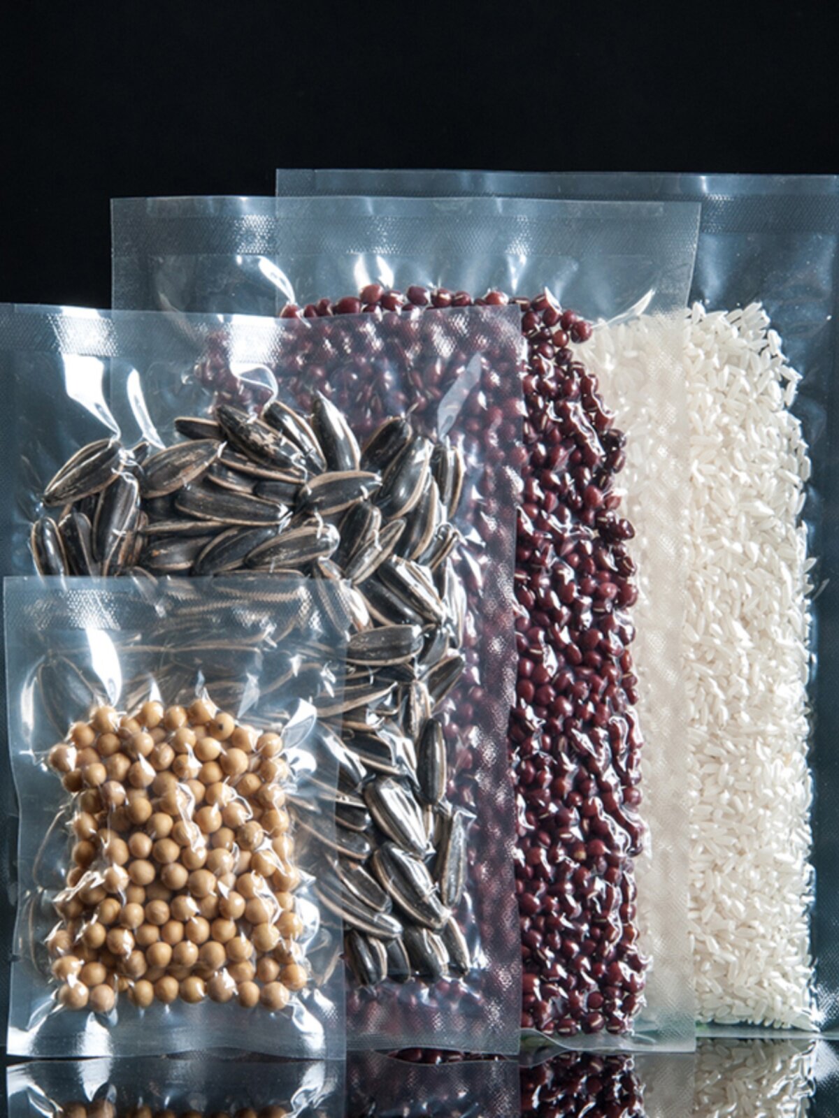 24-Micron Thick Vacuum Bags, Fresh-Keeping Bags, Food Sealing Bags, Chicken and Duck Meat Compression Packaging Bags, Air-Exhausting Plastic Sealing Bags, Printed