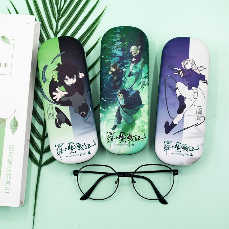 2026 New Model Myopia Glasses Case Luo Xiaohei Zhanji Luoye Unlimited Children's Cartoon Student Anti-Pressure Storage Box 2026 New Model Myopia Glasses Case Luo Xiaohei Zhanji Luoye Unlimited Children's Cartoon Student Anti-Pressure Storage Box