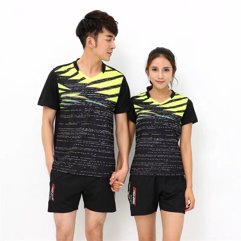 Badminton Suit Suit for men and women The couple's speed dry and breathable boy girl sports tennis volleyball clothes Inprint-Taobao