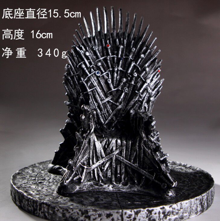 Ice and Fire Song Iron Throne Cake Swing Piece Pvc Model Swing Piece Game Model
