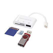 All-in-one Mobile Phone Reader Cell Phone Otg Multifunction Single Counter Camera Kit SD TF Card U Disc Memory Card USB