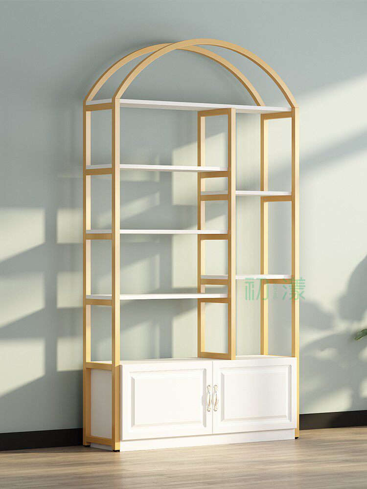 Light luxury display Beauty salon cosmetics shelf shelf display cabinet Bag skin care products display rack Shoe rack Multi-layer