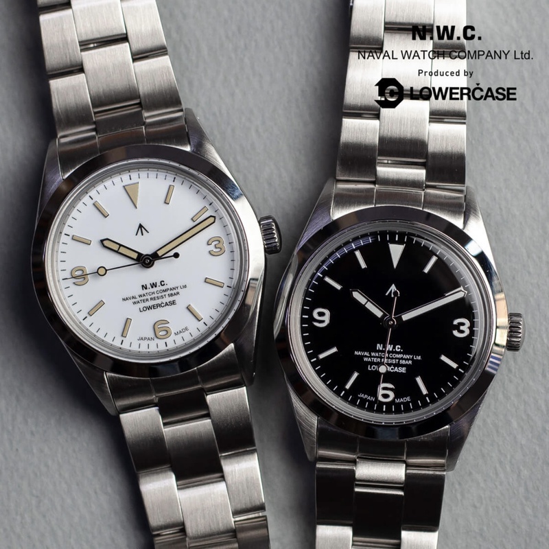 Directly Shipped from Japan Naval Watch Lowercase Three-Link Metal Luminous Pointer Quartz Watch