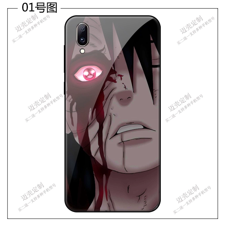 VIVOy97 93 Sasuke 85 83 Anime 79 71 67 66 Mobile Shell Kính cường lực Gương Naruto - Phụ kiện điện thoại di động