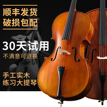 Solid wood popularized hand exam grade practice amateur playing solid wood cloud cedar back plate maple wood cello
