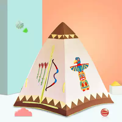 Children's tent Dollhouse indoor game house Indian wind hexagon tent baby kids ocean ball pool