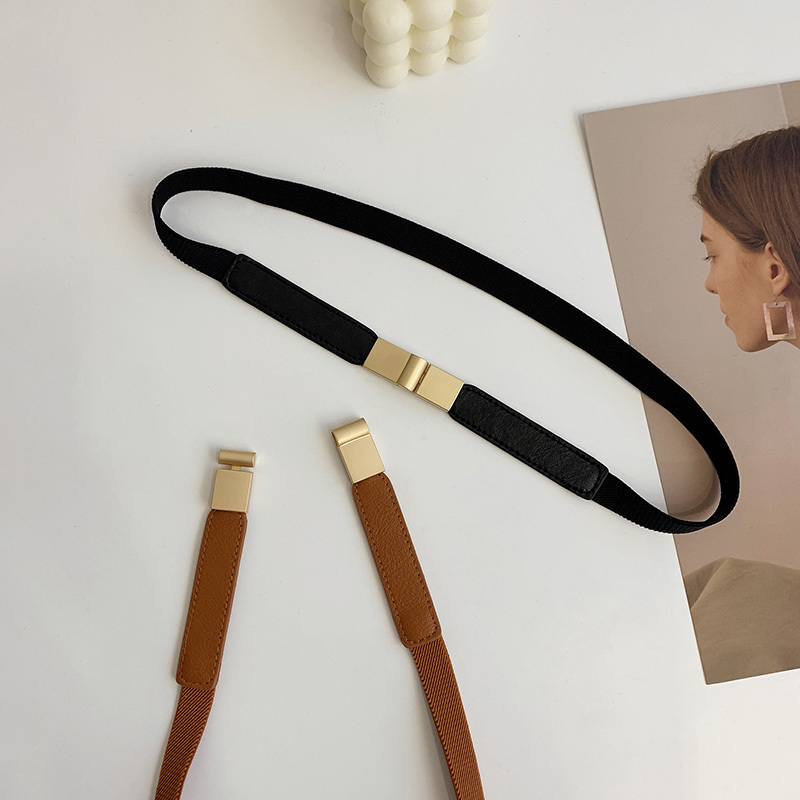 Women's Belt Decorative Elastic Waist Accessory Simple Versatile Trendy Sweater Dress Waist-Cinching Elastic Thin Waist Belt for Women Women's Belt Decorative Elastic Waist Accessory Simple Versatile Trendy Sweater Dress Waist-Cinching Elastic Thin Waist Belt for Women