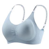 Catman Sports Bra Summer Thin Small Breast Gathering Top Support to Prevent Sagging and Retract Secondary Breasts Seamless Beautiful Back Bra for Women