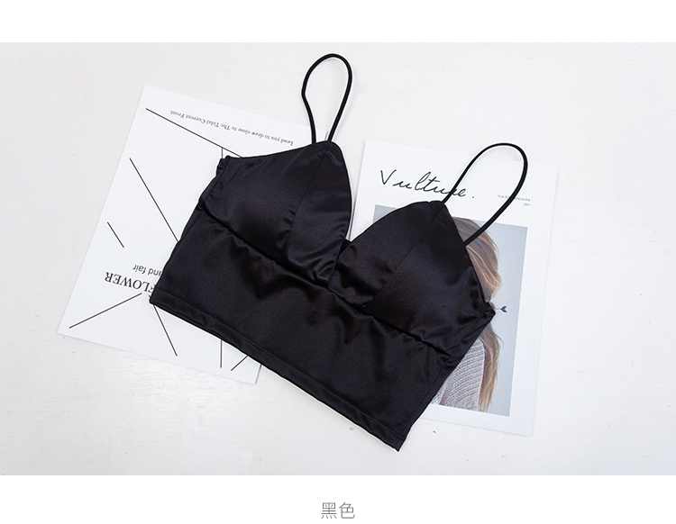 Đồ lót gợi cảm mặc không có dây đeo vai mỏng quấn ngực áo vest đen không có vòng thép áo ngực mỏng bra bra áo bra đẹp