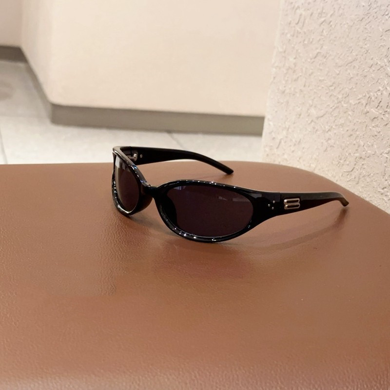 Czidd Khocy【Top Luxury】New Retro Y2K Cool Girl Sunglasses Xiaohongshu Sunglasses for Men and Women