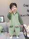Children's One-Piece Pajamas, Autumn and Winter Style, Double-Layered, Fleece-Lined, Thickened Sleeping Bag, Austrian Fleece, Boys' Dinosaur Romper, Loungewear