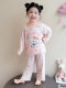 Girls' Cartoon Hello Kitty Pajamas, Kidsren's Spring and Summer Modal Home Clothes, Thin Set, Cute Air-Conditioned Clothes