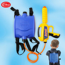 Exported to Europe and the United States high-quality childrens long-range air pressure backpack water gun pull-out water spray high-pressure childrens toy gun