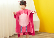  Foreign trade whale cartoon childrens bath towel Baby childrens bathrobe Male and female baby yukata absorbent beach towel cloak tide