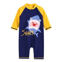  2018 Boys  sleeveless hot spring surfing suit childrens swimsuit Baby infant small medium and large childrens one-piece zipper swimsuit