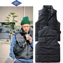 MADNESS autumn winter cotton waistcoat Male Yu Wenle Tide Card MDNS Casual Kan Shoulder Outside Wearing Vest Warm Jacket