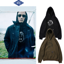 MADNESS autumn winter cover headcoat hooded sweatshirt MDNS joint section 100 hitch cashmere sweatshirt male