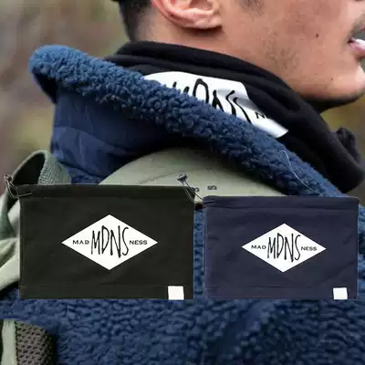 MADNESS MDNS winter warm fashion bib Yu Wenle tide brand non-inverted velvet men's knitted neck cover