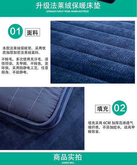 Huân Babe nệm ký túc xá Độc gấp nệm 1,5m / 1,8 miếng đệm Mi dày nệm pad tám mươi hai - Nệm nệm khách sạn